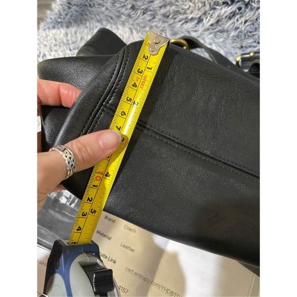 Coach Vintage Soho Buckle Bag Black Leather SHOULDER Purse, Style 4157 - Picture 7 of 13